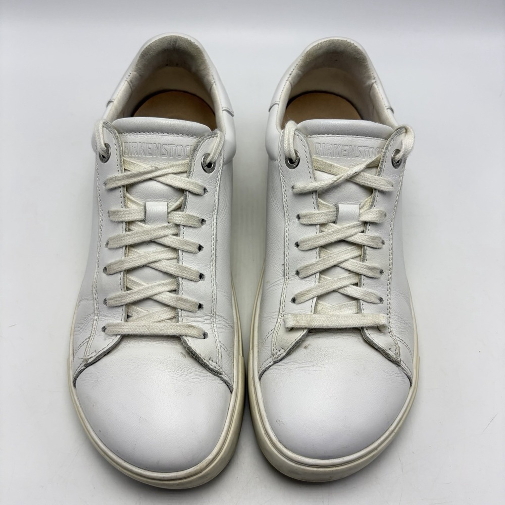 Birkenstock Bend Low Leather Sneakers Shoes White Womens 8 EU 39 Preppy Casual